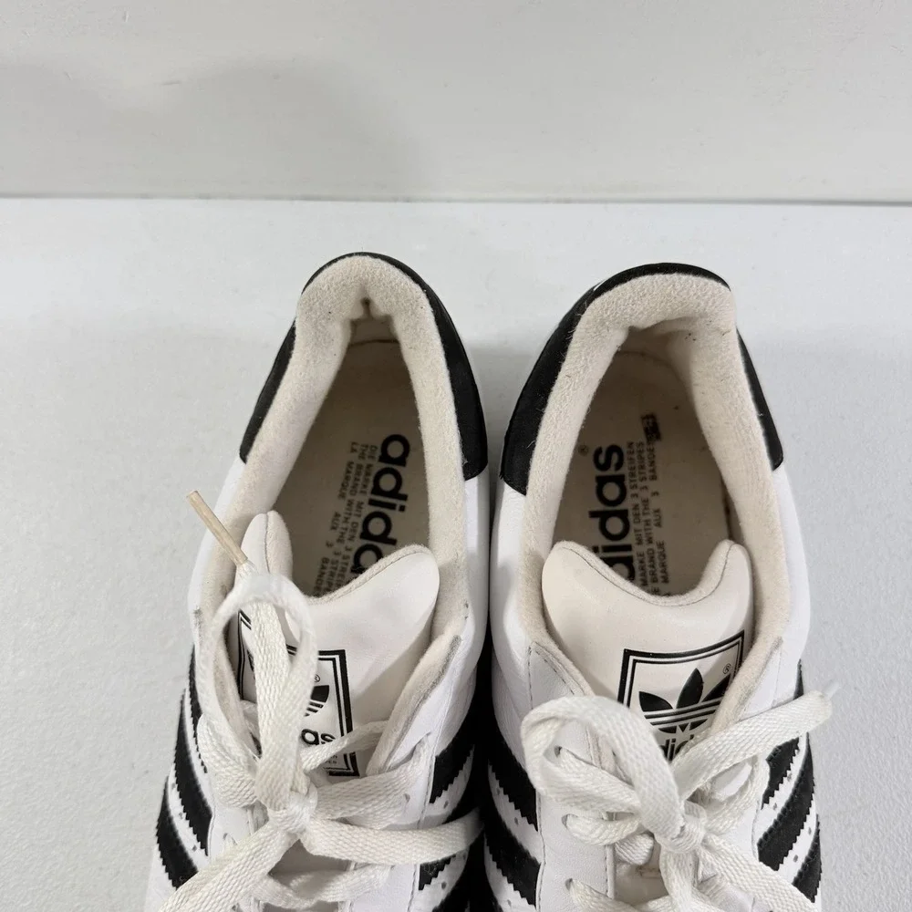 Adidas 2002 Superstar 2 Men's Size 11 White Black Shell Toe Sneakers 034859